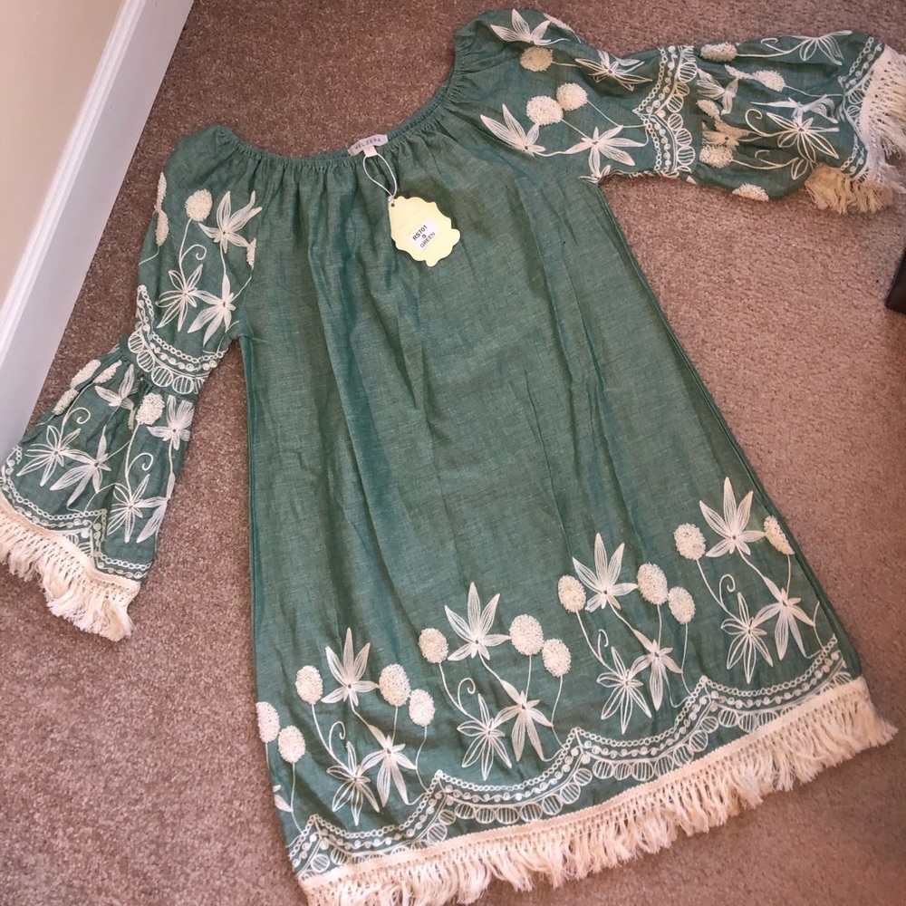 Off the shoulder dress